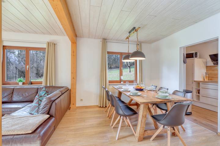 Ferienhaus für 7 Personen, mit Garten und Sauna sowie Terrasse, mit Haustier in Kirchheim