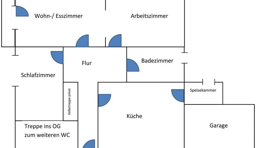 Ferienwohnung für 2 Personen, mit Garten in Bad König - 3