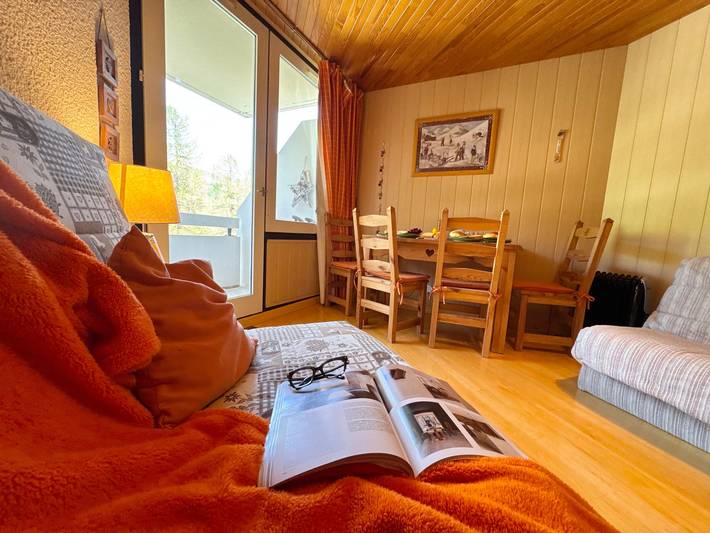 Studio entier, Studio cabine vue mélèzes - 4 pers. in Vars, Région de Briançon