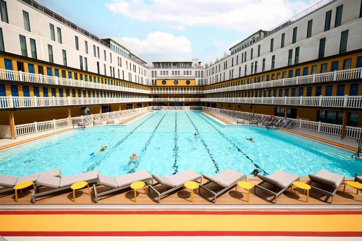 Hôtel pour 5 personnes, avec terrasse et vue ainsi que sauna et piscine, animaux acceptés dans Parc des Princes - 2