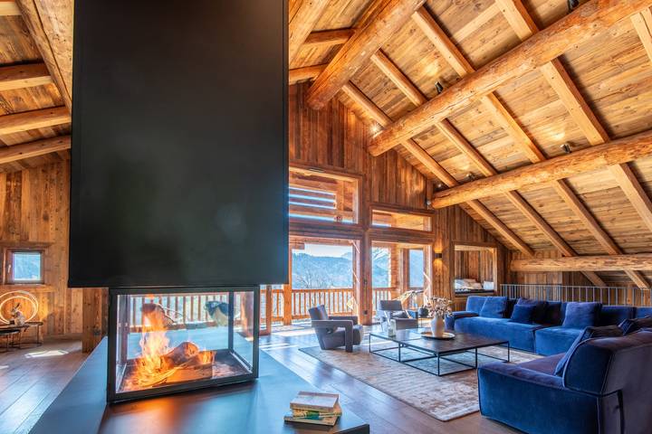 Chalet pour 22 personnes, avec Balcon et Jacuzzi ainsi que Terrasse et Jardin en Haute-Savoie - 4