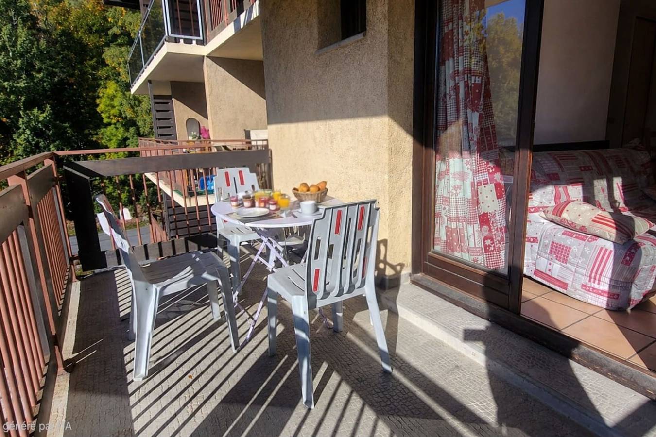 Ganzes Studio, Studio für 4 Personen mit Balkon in Briançon, Serre Chevalier