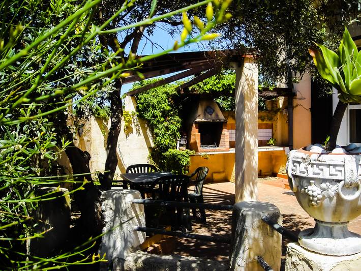 Location de vacances pour 6 personnes, avec jardin ainsi que vue et vue sur l’océan à Sciacca