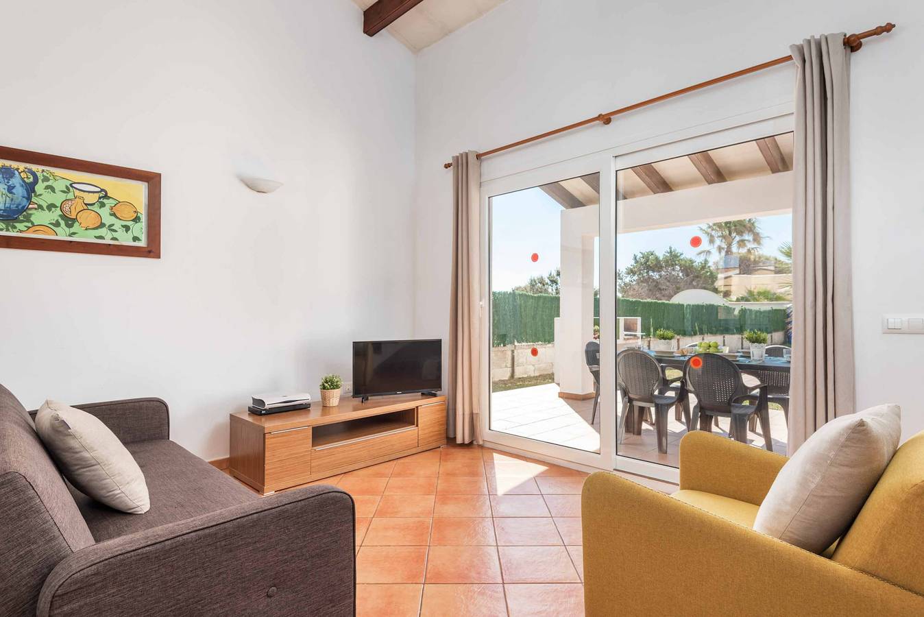 Villa pour 7 personnes avec terrasse in Cala Blanes, Ciutadella