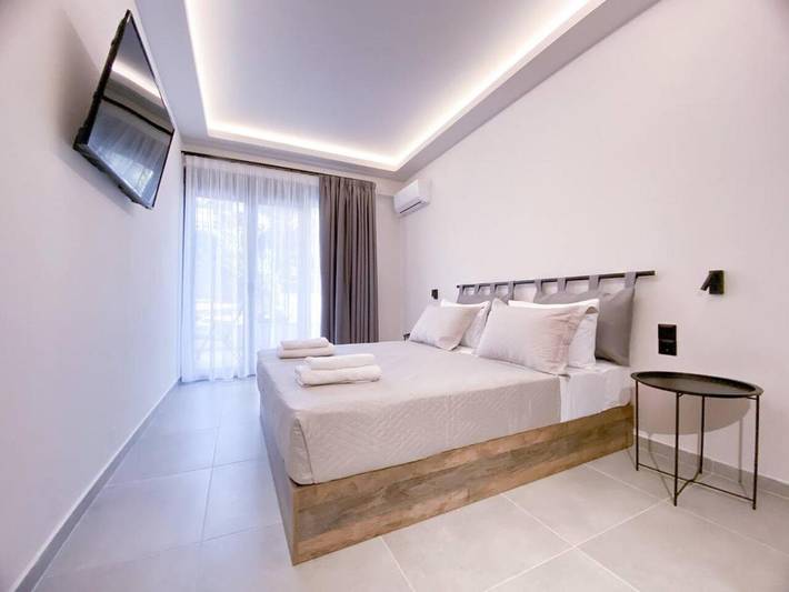 Ferienwohnung für 4 Personen, mit Balkon und Terrasse sowie Garten und Ausblick