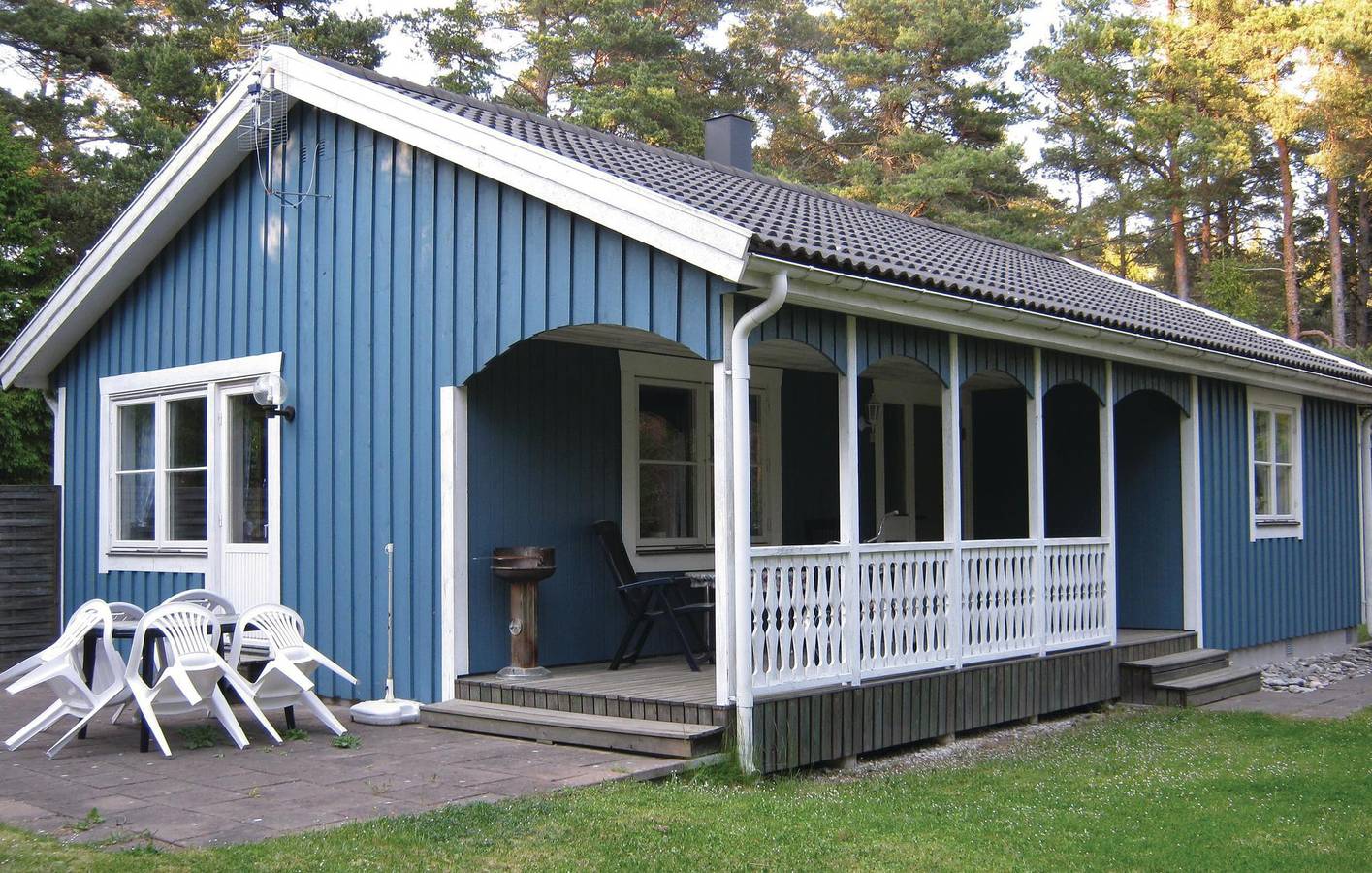 Feriehus for 6 personer med terrasse in Gotland