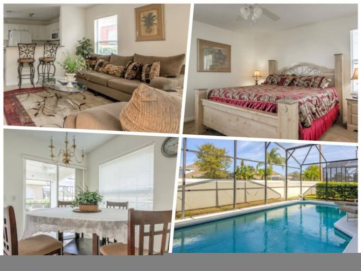 Vacation rental for 8 people, with pool and balcony in Haines City