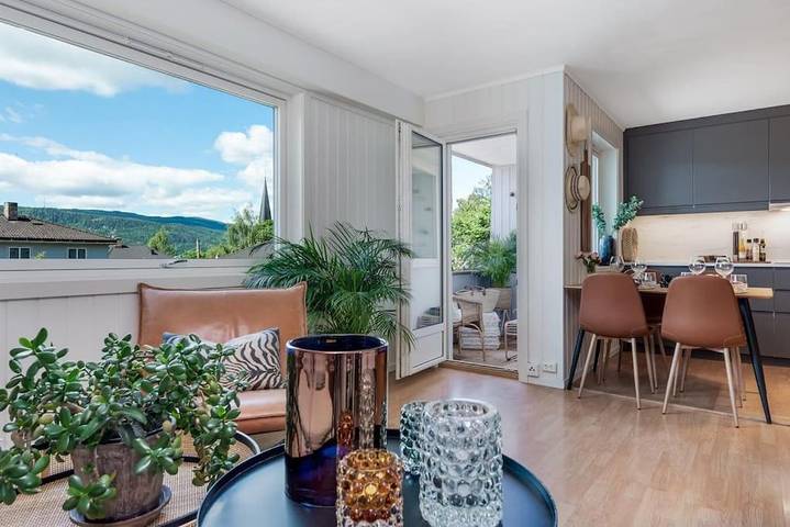 Appartement de vacances pour 5 personnes, avec Balcon ainsi que Jardin et Vue