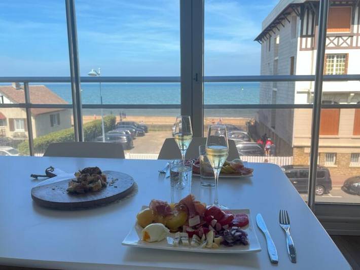 Appartement de vacances pour 3 personnes, avec Vue dans le Calvados