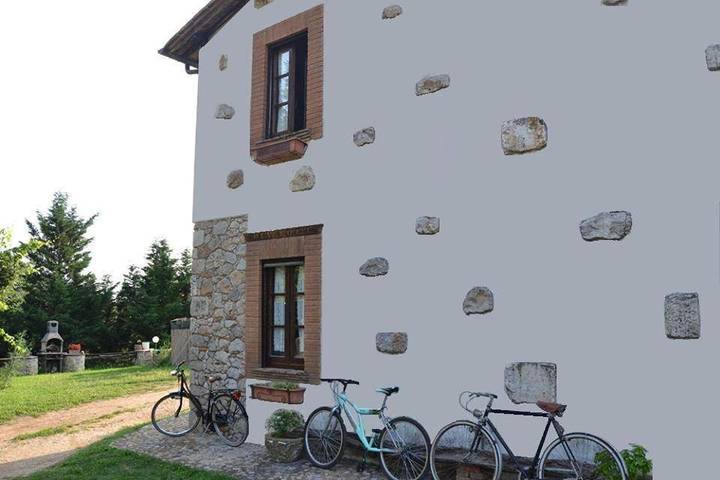 Ferienwohnung für 3 Personen, mit Garten und Ausblick