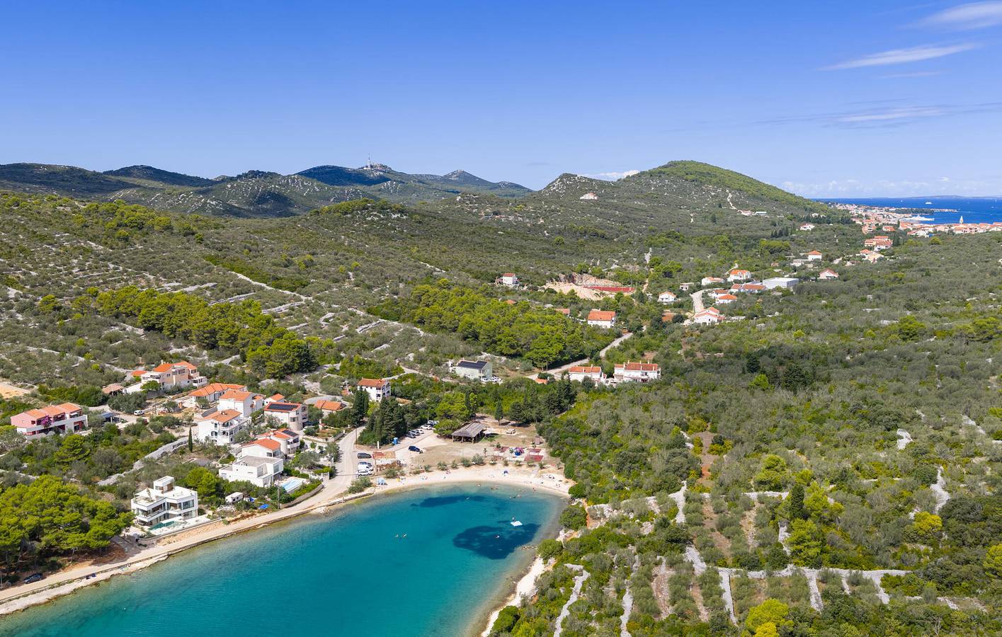 Casa vacanza per 8 persone con piscina in Calli Croazia, Isola di Ugljan