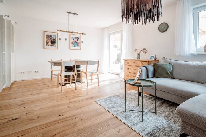 Ferienwohnung für 4 Personen, mit Balkon/Terrasse und Balkon sowie Terrasse und Garten in Hohenlohe - 4