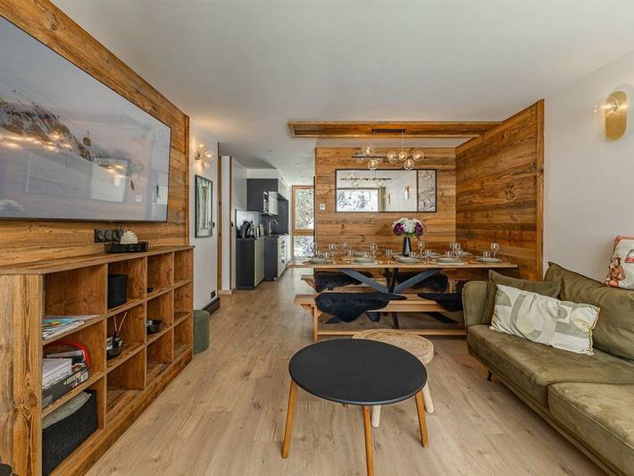 Gîte pour 10 personnes, avec balcon dans Plagne Bellecote