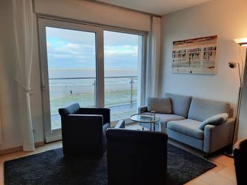 Ferienwohnung für 4 Personen, mit Seeblick und Balkon in Norderney Weststrand