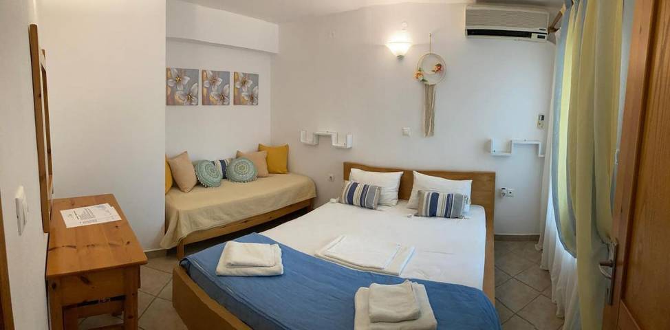 Maison d’hôte pour 4 personnes, avec vue et jardin, animaux acceptés dans Skiathos