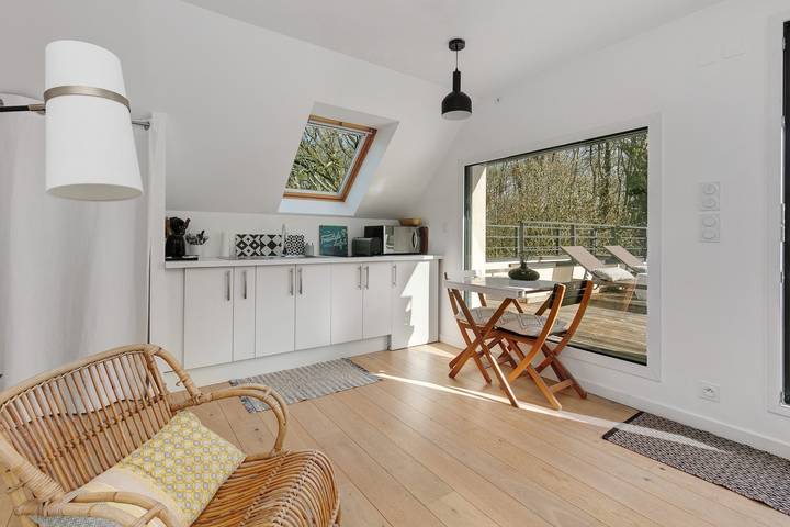 Gîte pour 2 personnes, avec Balcon dans Saint-Molf, Région de Saint-Nazaire