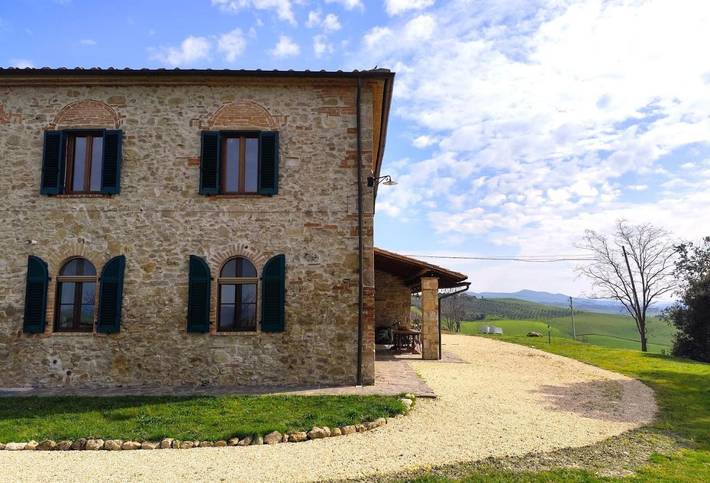 Maison d’hôte pour 3 personnes, avec vue ainsi que jardin et balcon à Volterra - 3