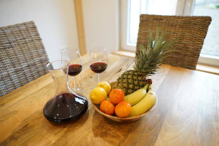 Ferienhaus für 6 Personen, mit Terrasse und Garten sowie Ausblick
