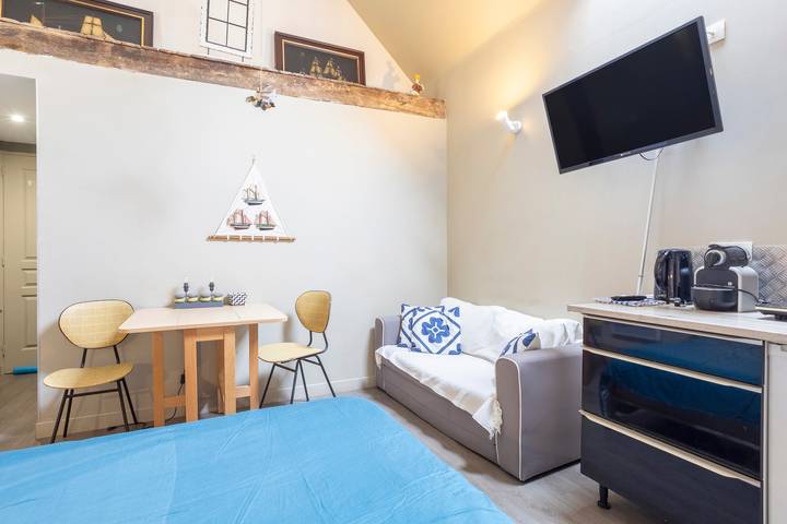 Studio pour 2 personnes, avec Jardin à Guilvinec