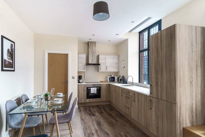 Ganze Wohnung, Bright 2 Bedroom Apartment in Central Manchester in Manchester, Greater Manchester