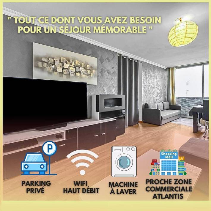 Gîte pour 6 personnes à Saint-Herblain