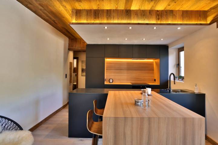 Gîte pour 5 personnes, avec balcon, adapté aux familles dans Office de Tourisme de Megeve