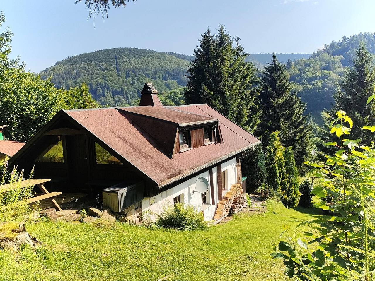 Ferienhaus Am Hermannsberg, Oberschönau in Oberschönau, Rennsteig