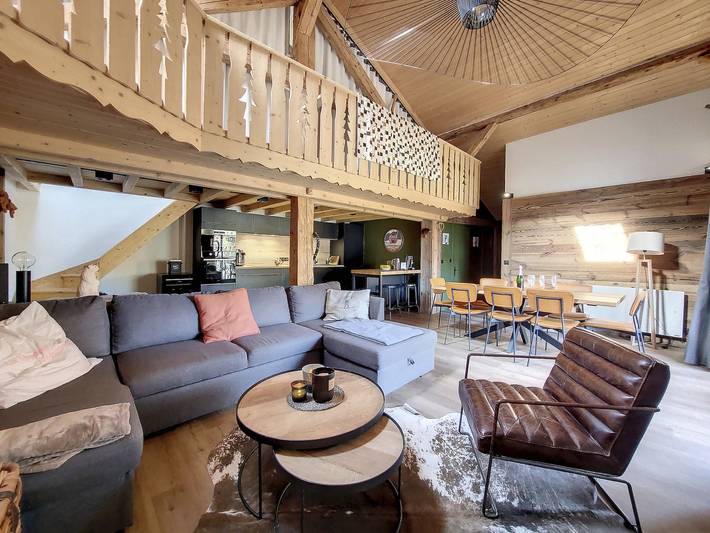 Gîte pour 8 personnes, avec balcon, animaux acceptés à Saint-Jean-d'Aulps