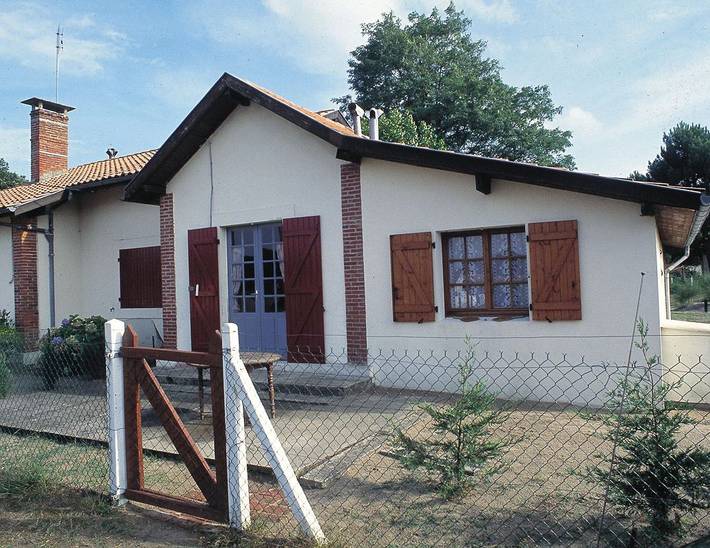Gîte für 4 Personen, mit Terrasse und Garten sowie Ausblick in Lit-et-Mixe