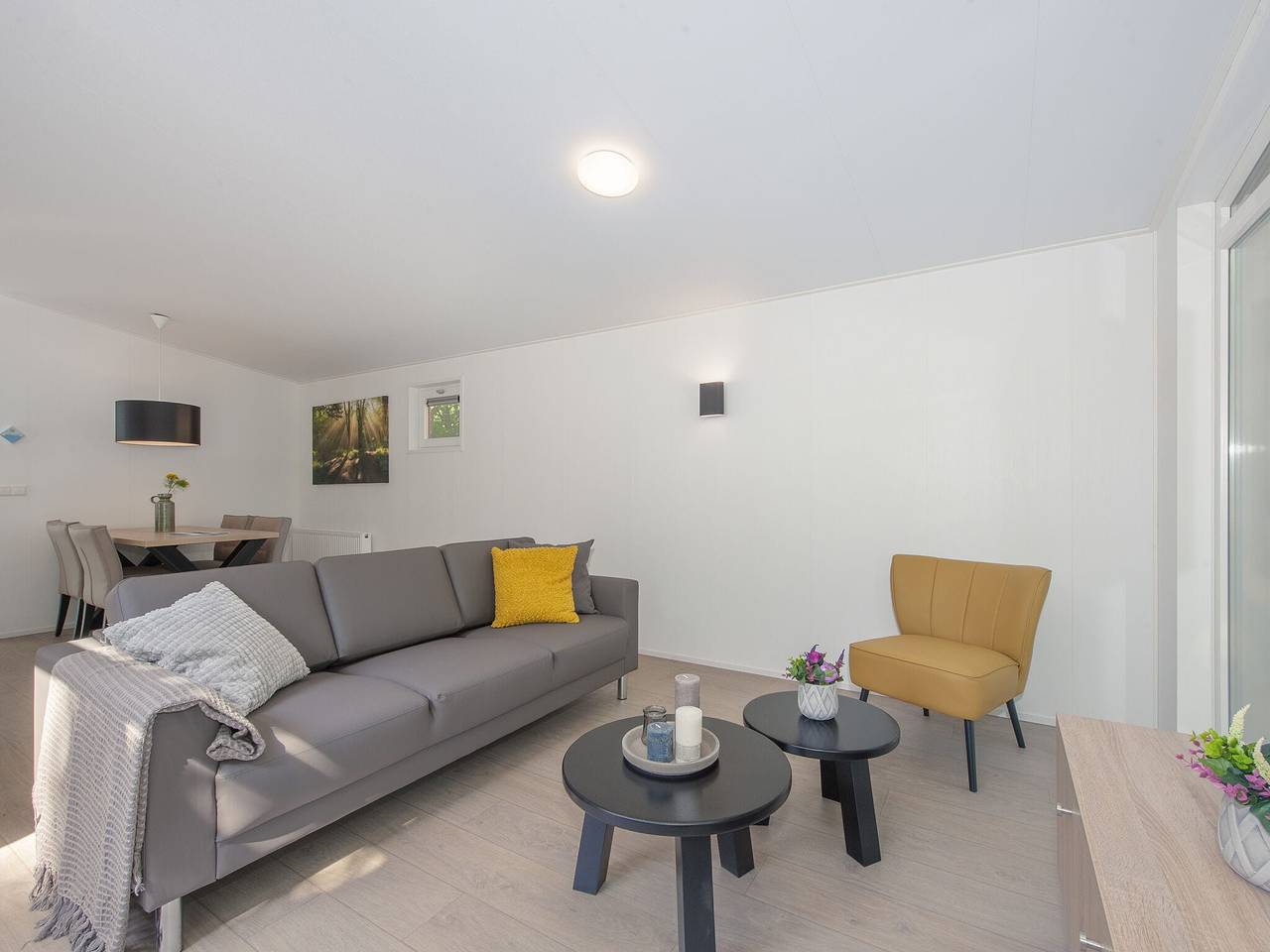 Lodge in Bospark met Sauna & Tuin in Mierlo, Noord-Brabant