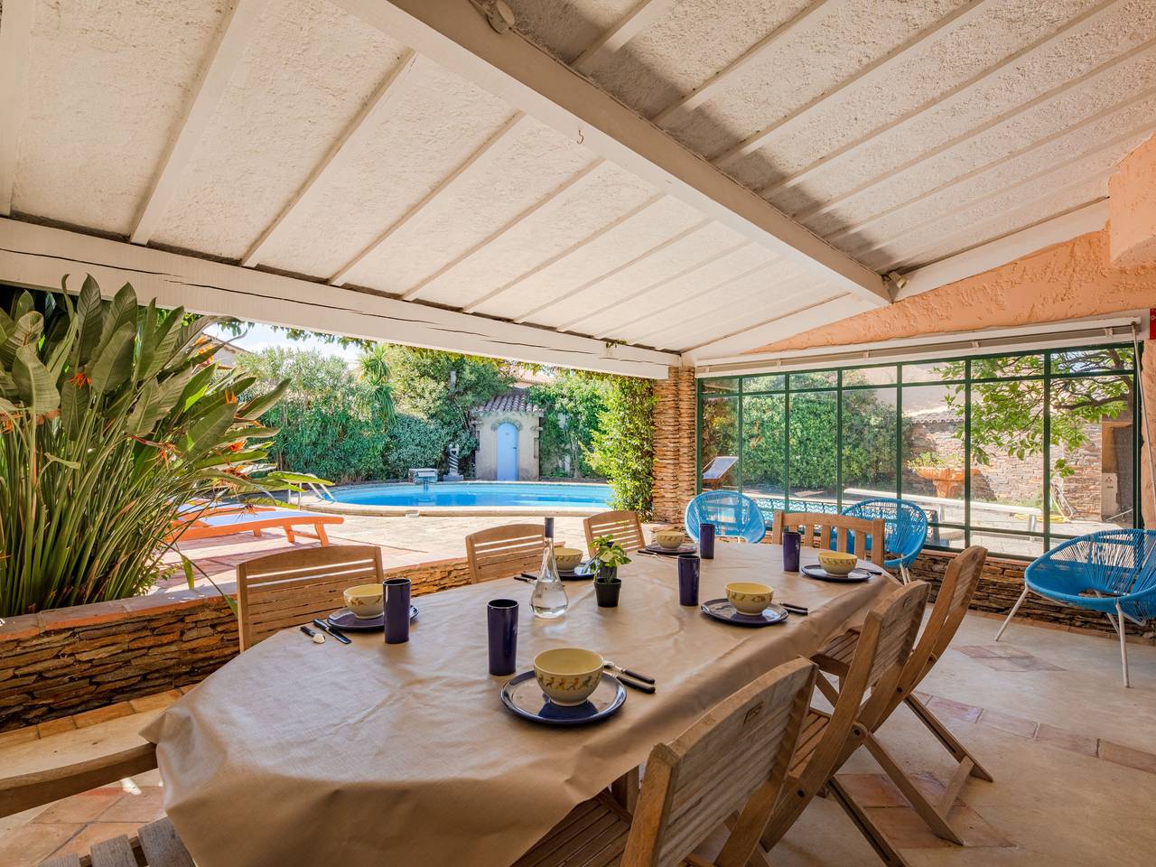 Villa Cyrnos in Sainte-Maxime, Mittelmeerküste (Frankreich)