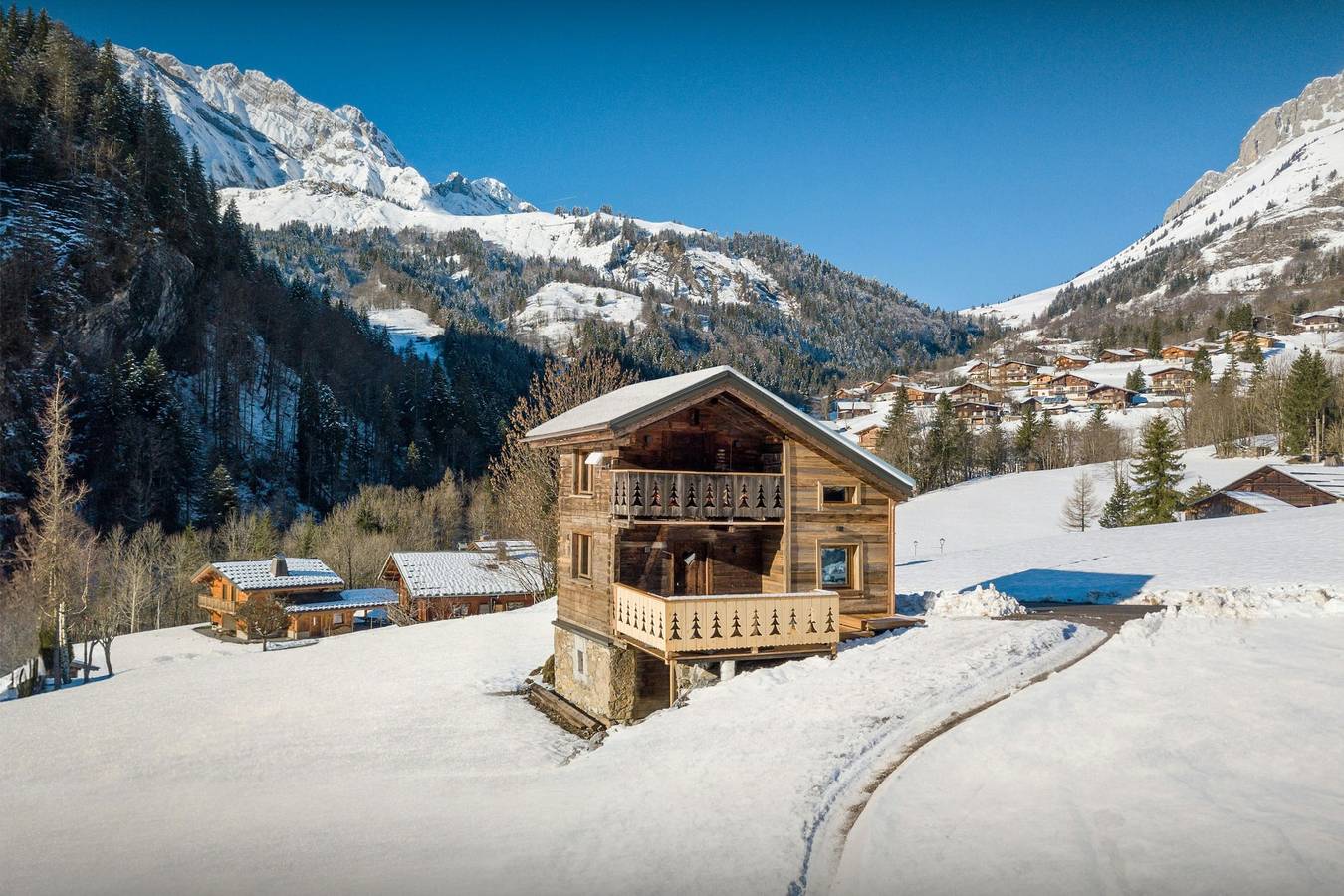 Cosy chalet for 4 with sauna - Ovo Network in La Giettaz, Albertville region