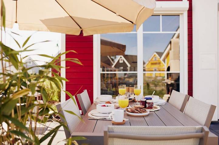Ferienhaus für 4 Personen, mit Terrasse und Garten sowie Whirlpool, mit Haustier in Wandlitz