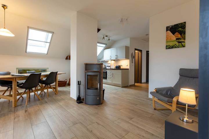 Ferienwohnung für 4 Personen, mit Terrasse und Sauna