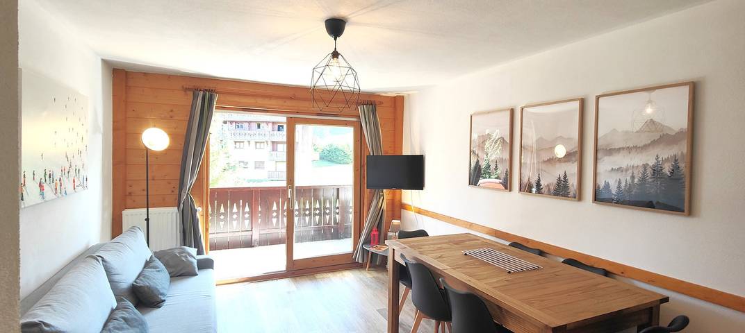 Appartement entier, Appartement 'Lapon H10' avec vue sur montagne et balcon in Hauteluce, Région d'Albertville