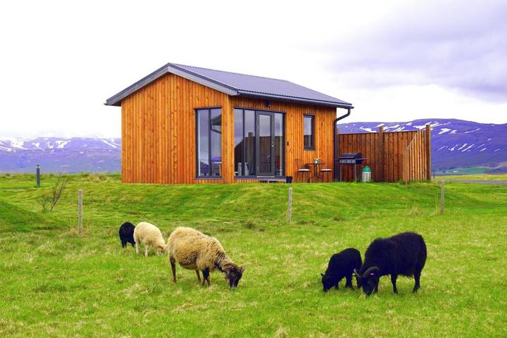Last minute apartment for 2 people, with Terrace and Garden as well as Lake view and View in Iceland