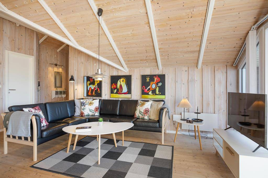 Haustierfreundliches Ferienhaus für 6 in Bjerregård in Hvide Sande, Holmsland Klit
