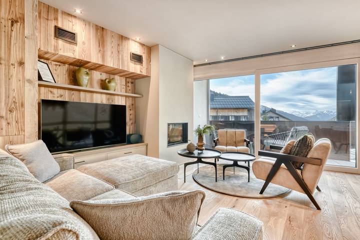 Ferienwohnung für 6 Personen, mit Balkon und Sauna im Lechtal