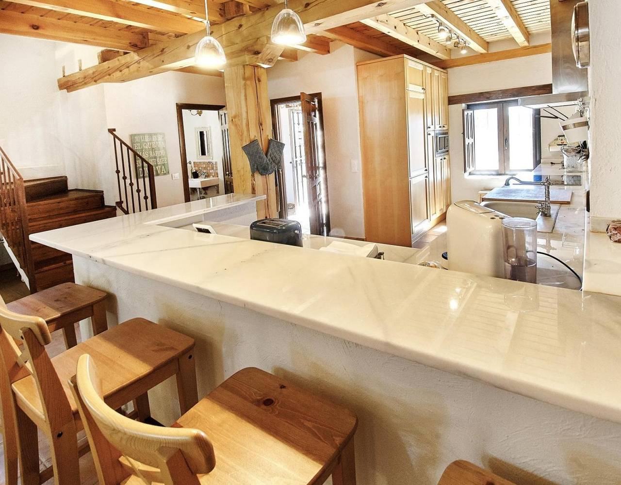 Casa de vacaciones 'Hestia' con vistas a la montaña, balcón y Wi-Fi in Ayllón, Provincia de Segovia