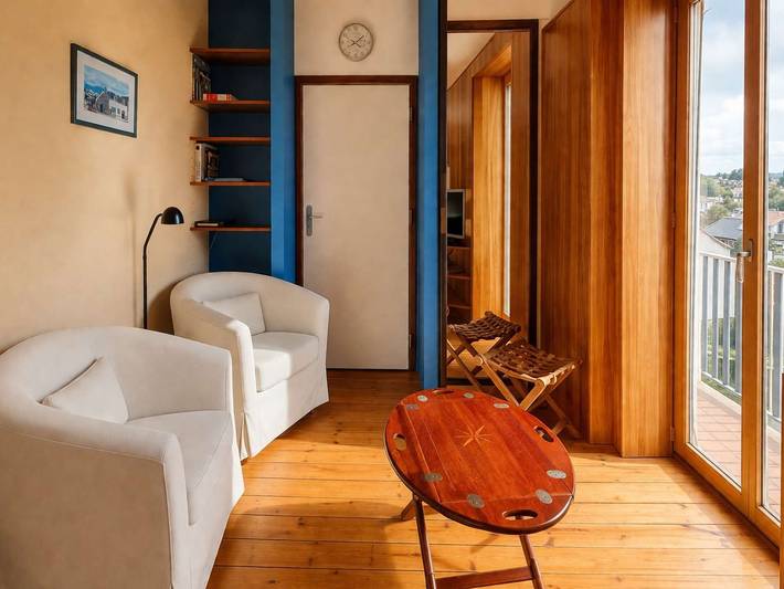 Gîte pour 2 personnes, avec balcon dans Plage Pors Termen Trebeurden - 3