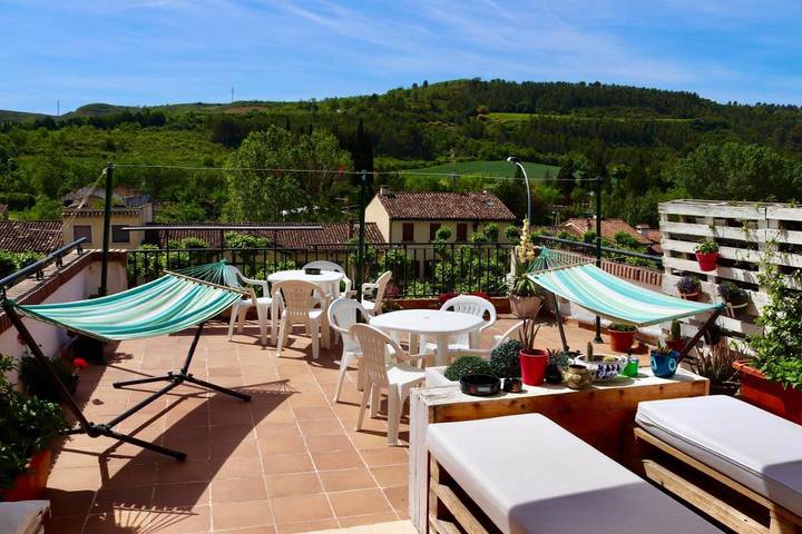 Hostal para 4 personas, con Terraza en Puente la Reina