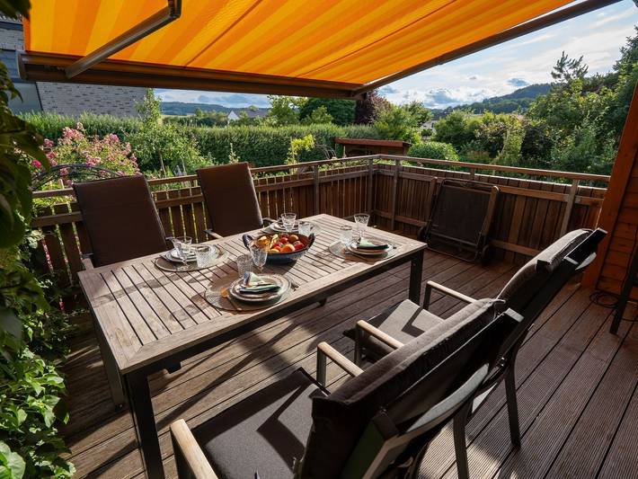 Ferienwohnung für 7 Personen, mit Balkon und Ausblick sowie Garten, kinderfreundlich in Mistelgau - 4