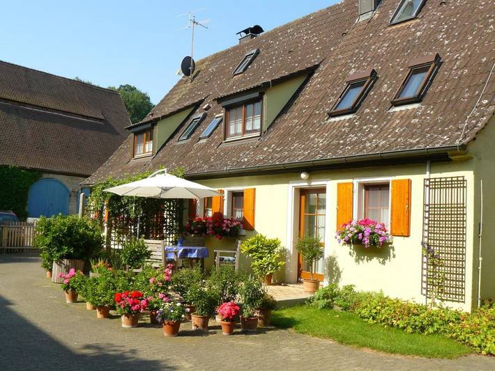 Ferienwohnung für 4 Personen, mit Garten in Franken