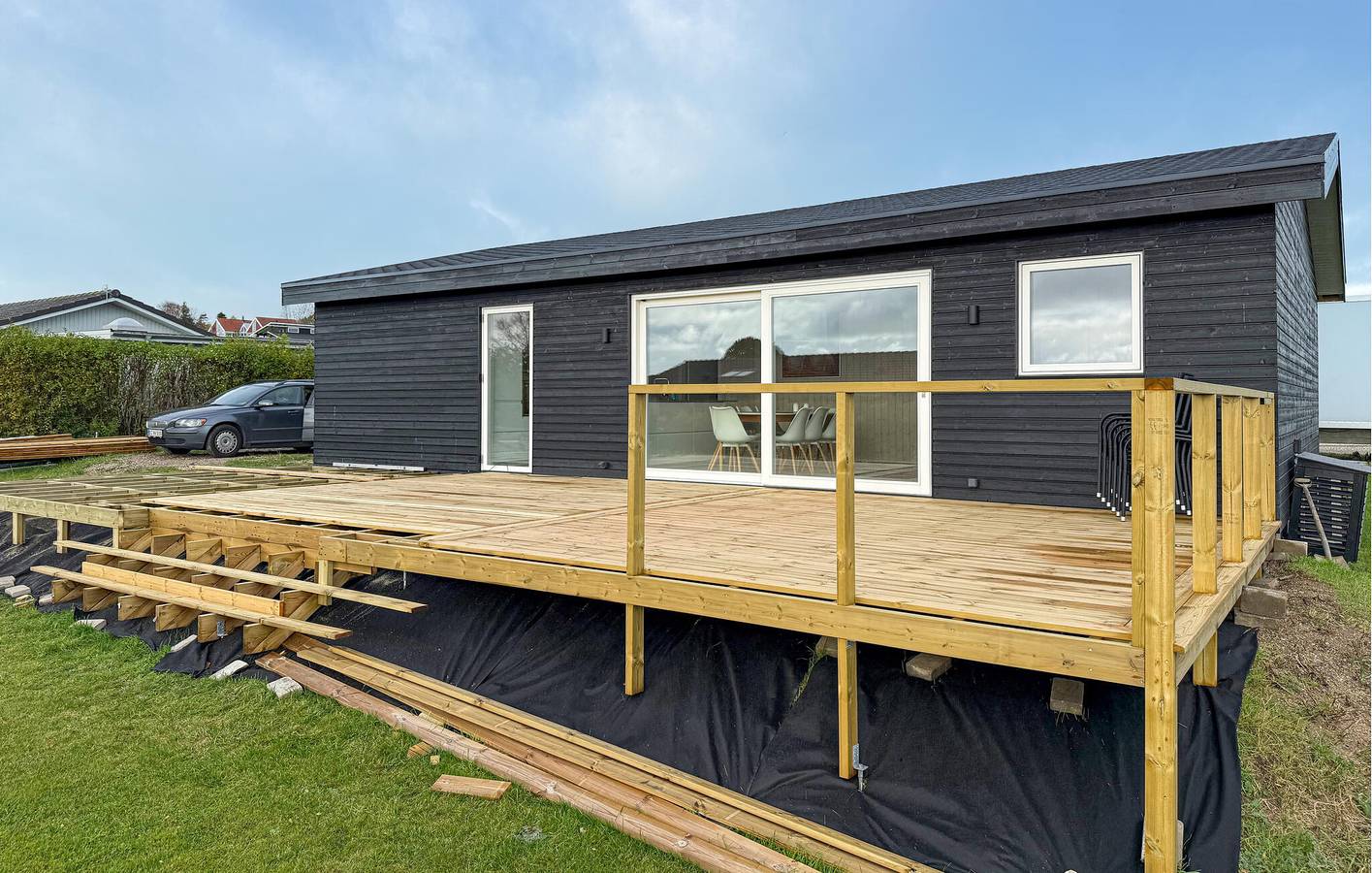 Holiday home for 8 people with garden in Følle Strand, South Djursland