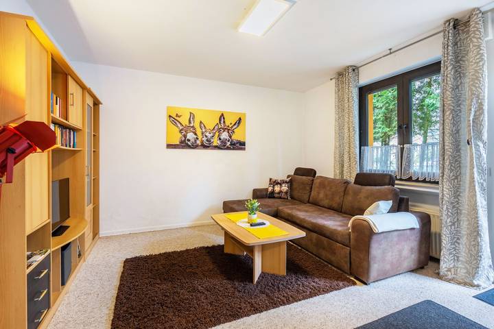 Ganze Wohnung, Ferienwohnung 'Eselei' mit Gemeinschaftsgarten und WLAN in Belm, Landkreis Osnabrück