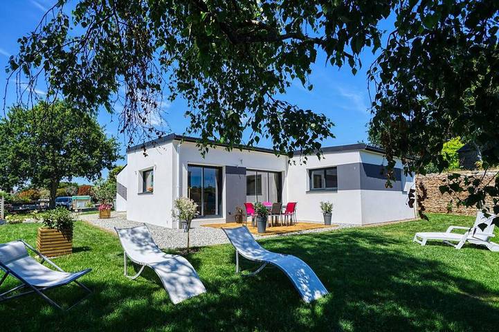 Maison de vacances pour 6 personnes, avec jacuzzi ainsi que terrasse et jardin