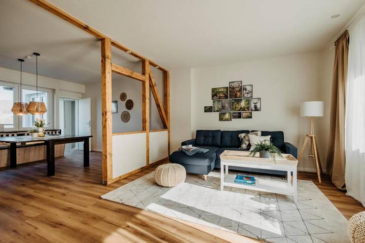 Ferienwohnung für 5 Personen, mit Pool und Sauna sowie Terrasse und Ausblick in Plettenberg - 3