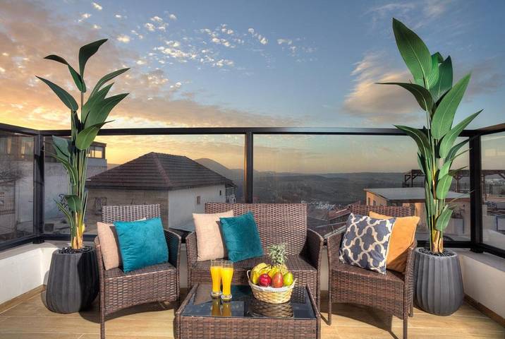 Appartement de vacances pour 9 personnes, avec terrasse et vue, animaux acceptés