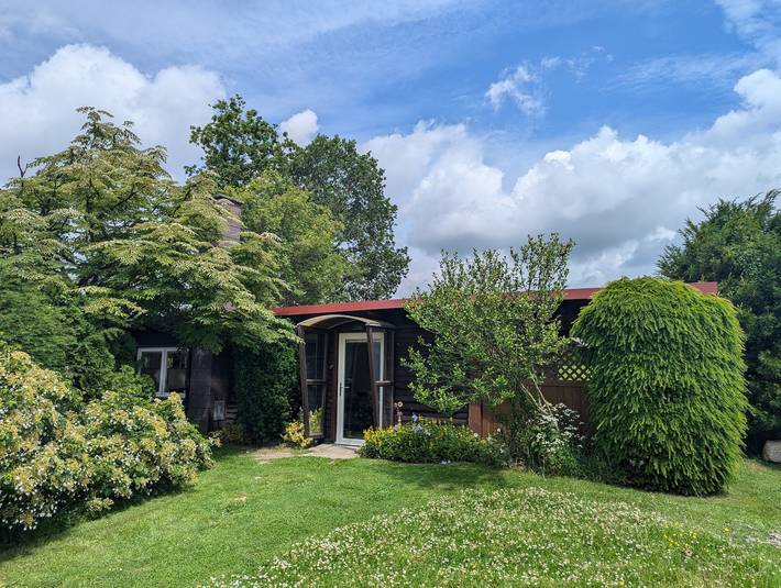 Chalet für 3 Personen, mit Terrasse und Garten an der Nordsee