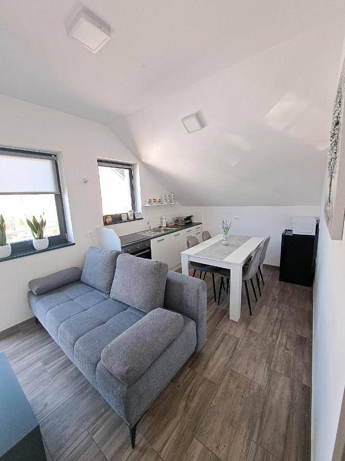 Gîte pour 4 personnes, avec vue ainsi que jardin et terrasse, animaux acceptés à Logatec - 2